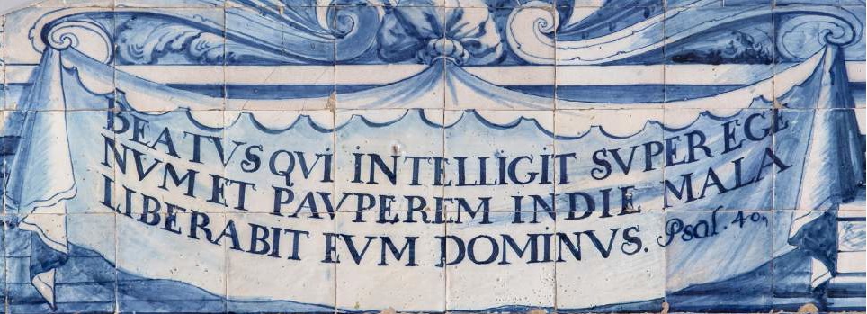 Blessed is he who considers the weak and the poor