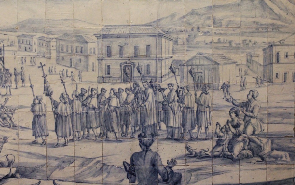 Procissão do Senhor dos Navegantes. Valentim de Almeida e Sebastião de Almeida, c. 1757. Ermida de Nosso Senhor dos Navegantes. © Teresa Verão